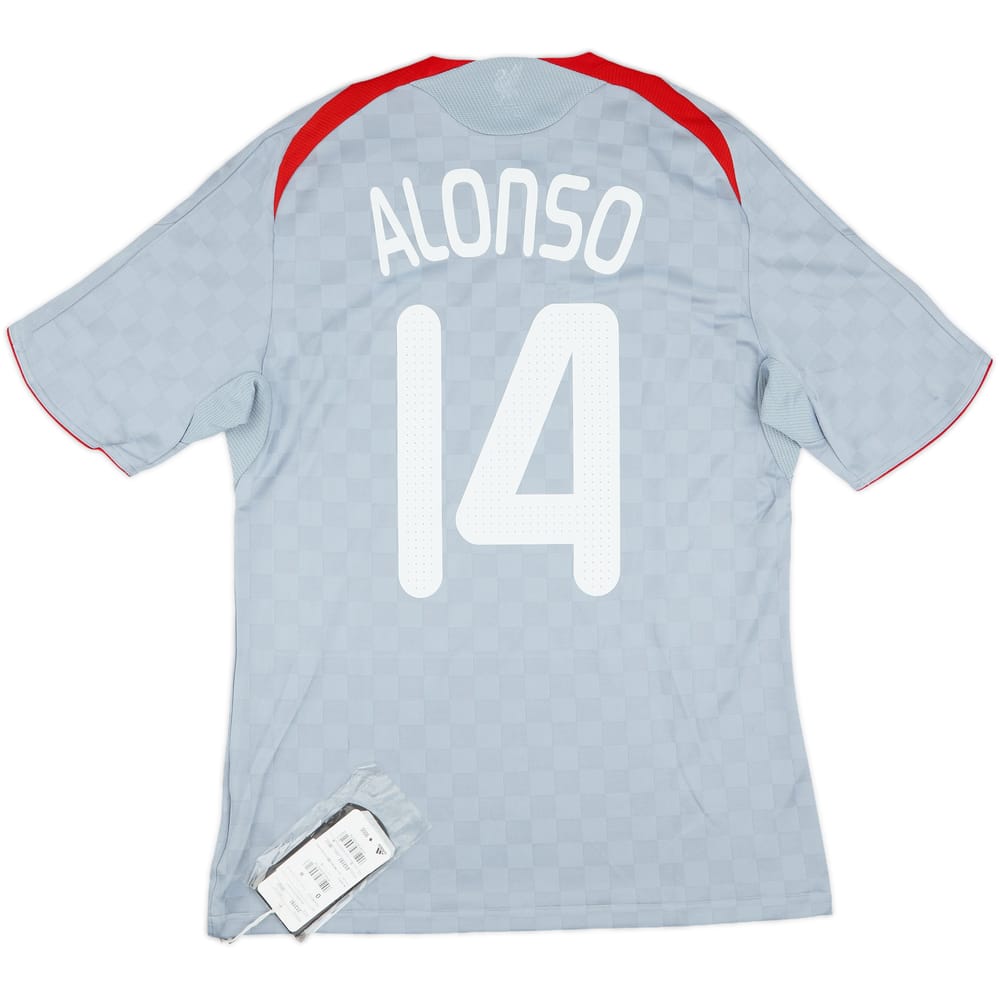 2008-09 Liverpool Away Shirt Alonso #14 (M)