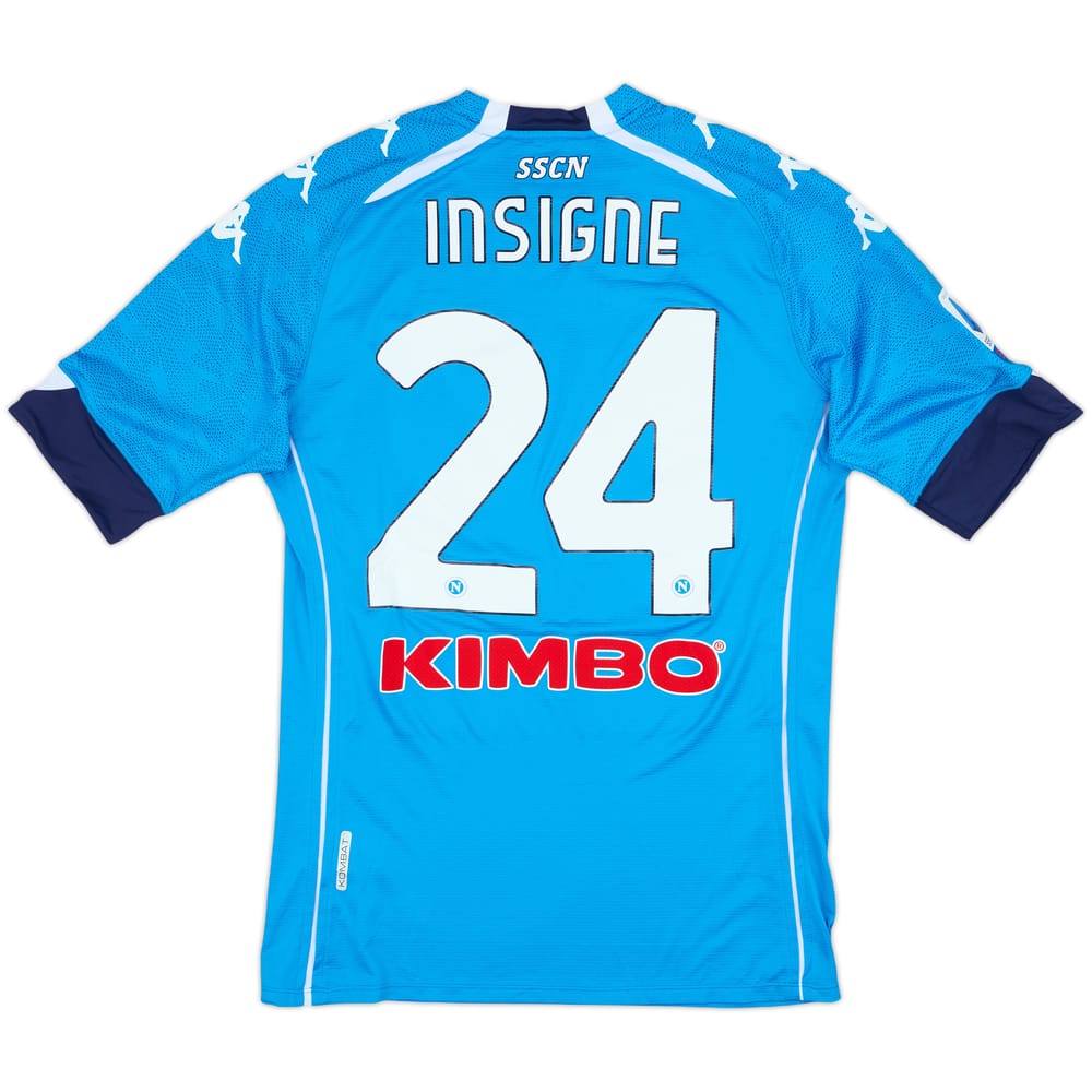 2020-21 Napoli Authentic Home Shirt Insigne #24 (L)