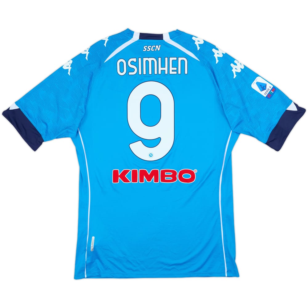 2020-21 Napoli Authentic Home Shirt Osimhen #9 (3XL)