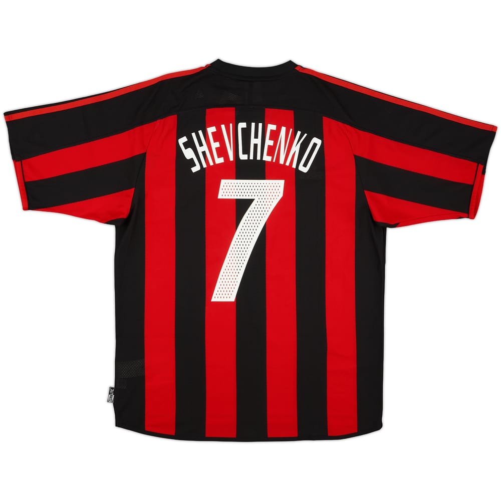 2003-04 AC Milan Home Shirt Shevchenko #7 (M)