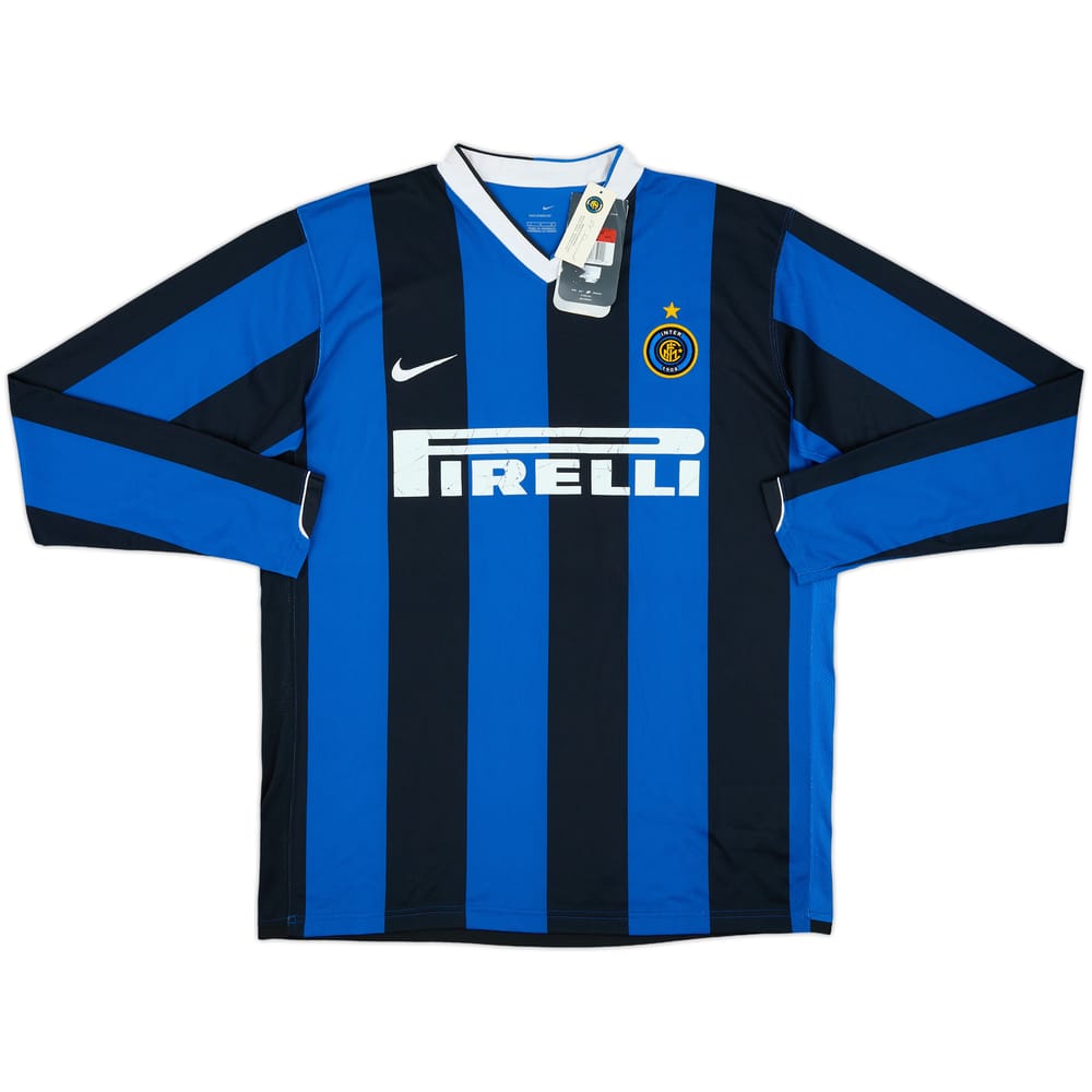 2006-07 Inter Milan Home L/S Shirt (L)