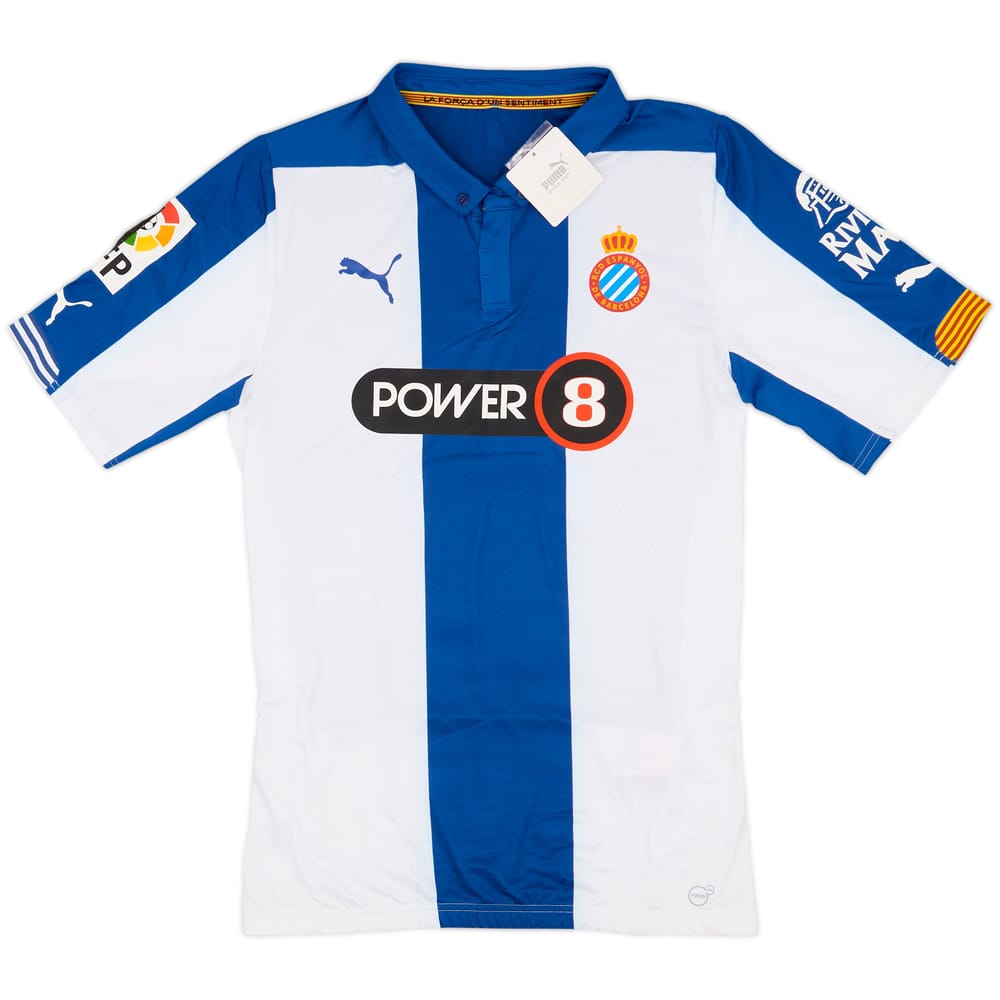 2014-15 Espanyol Authentic (ACTV Fit) Home Shirt (XXL)