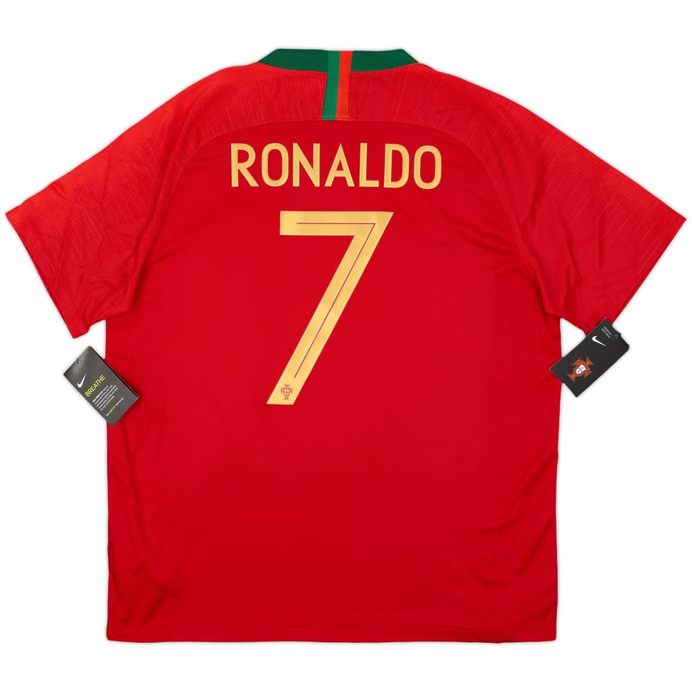2018-19 Portugal Home Shirt Ronaldo #7 (XL)