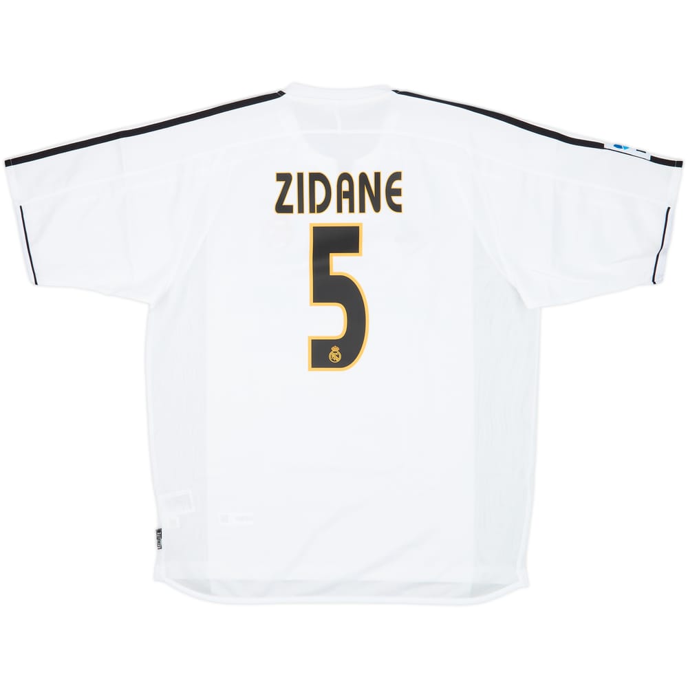 2003-04 Real Madrid Home Shirt Zidane #5 (L)