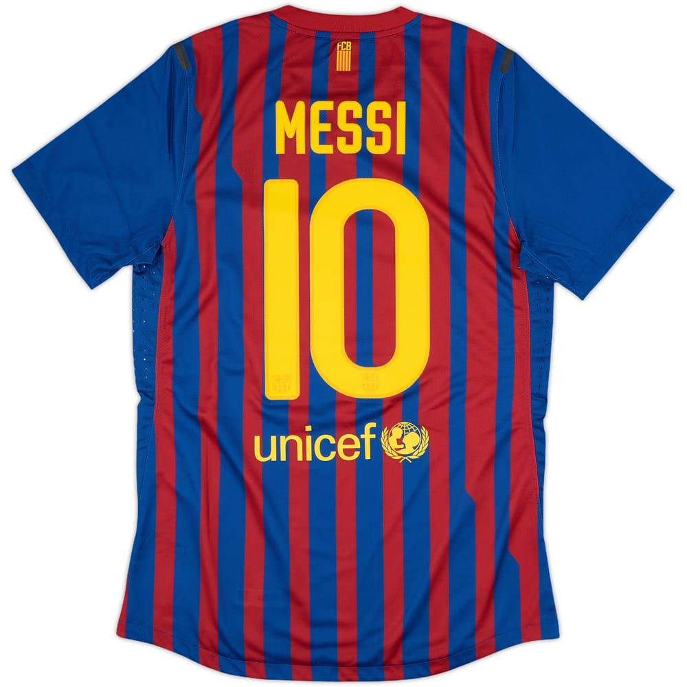 2011-12 Barcelona Home Player Issue Shirt Messi Messi #10 - 8/10 - (M)
