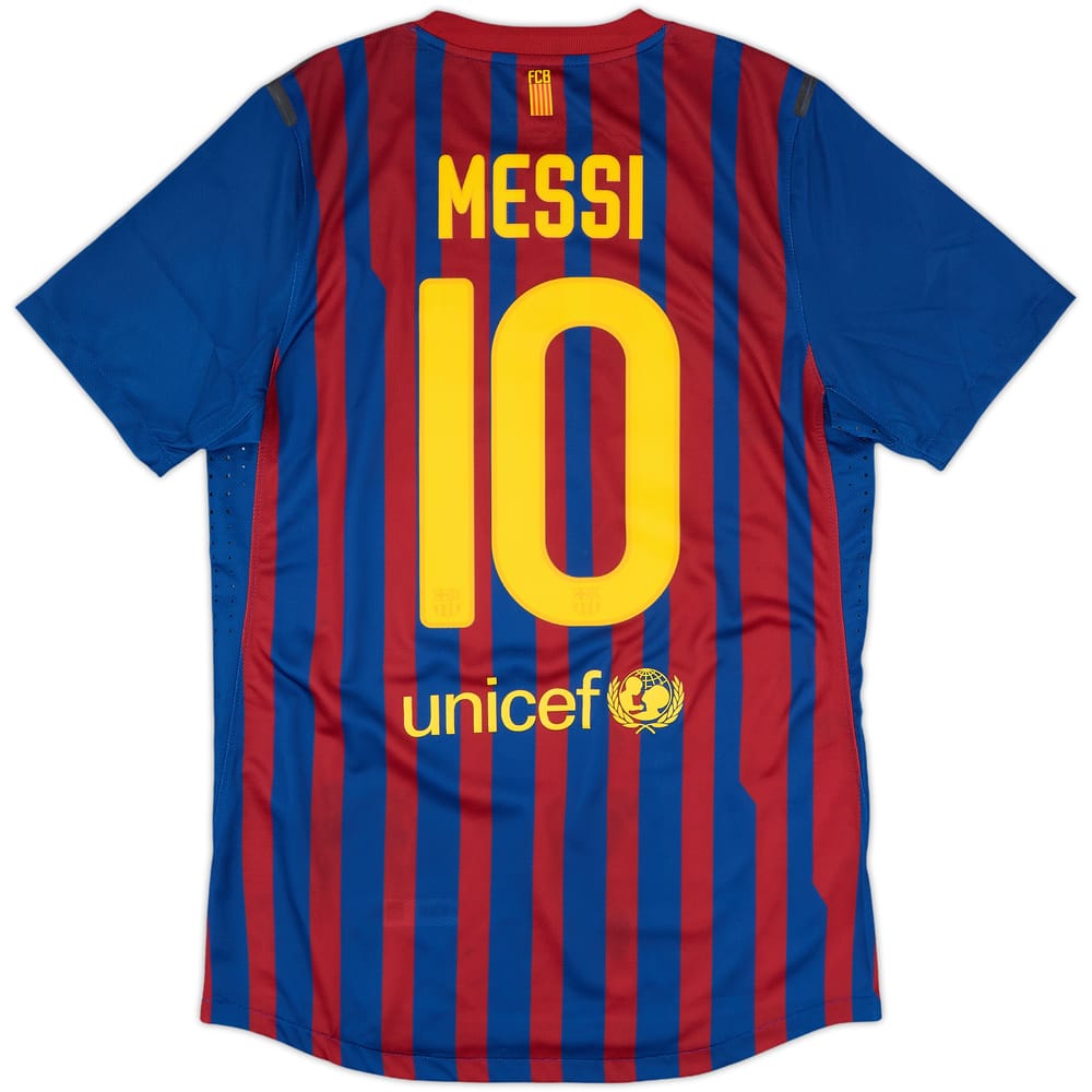 2011-12 Barcelona Player Issue Home Shirt Messi #10 - 7/10 - (M)