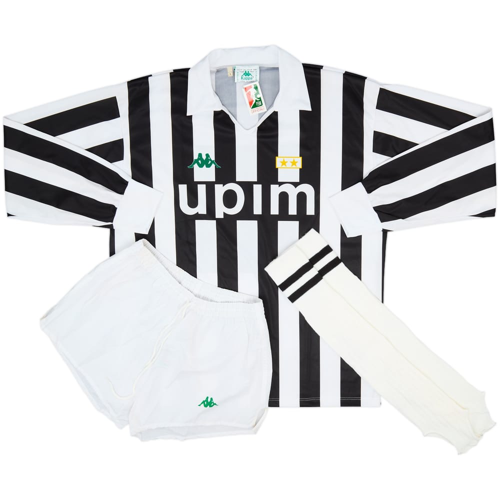 1991-92 Juventus Basic Home Full Kit (L)