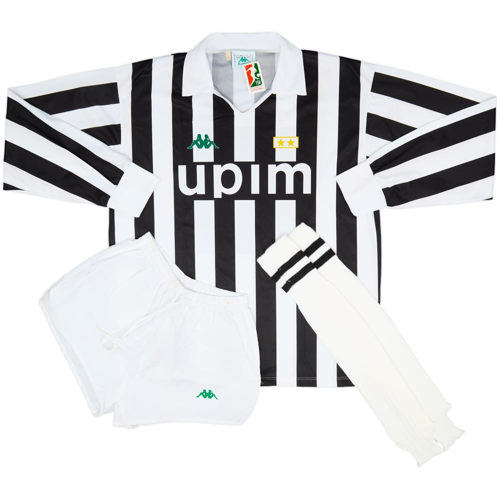 1991-92 Juventus Basic Home Full Kit (L)