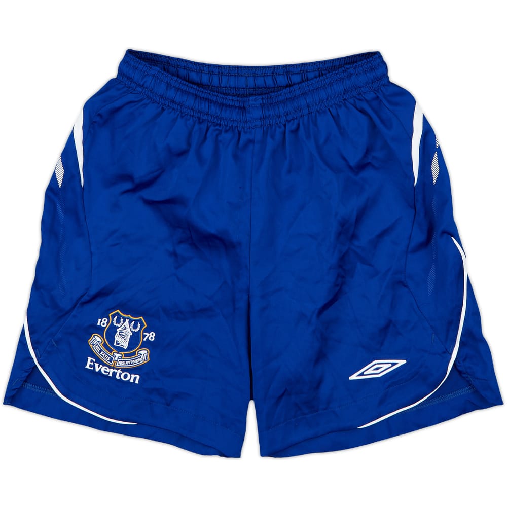 2008-09 Everton Home Shorts - 8/10 - (L.Boys)