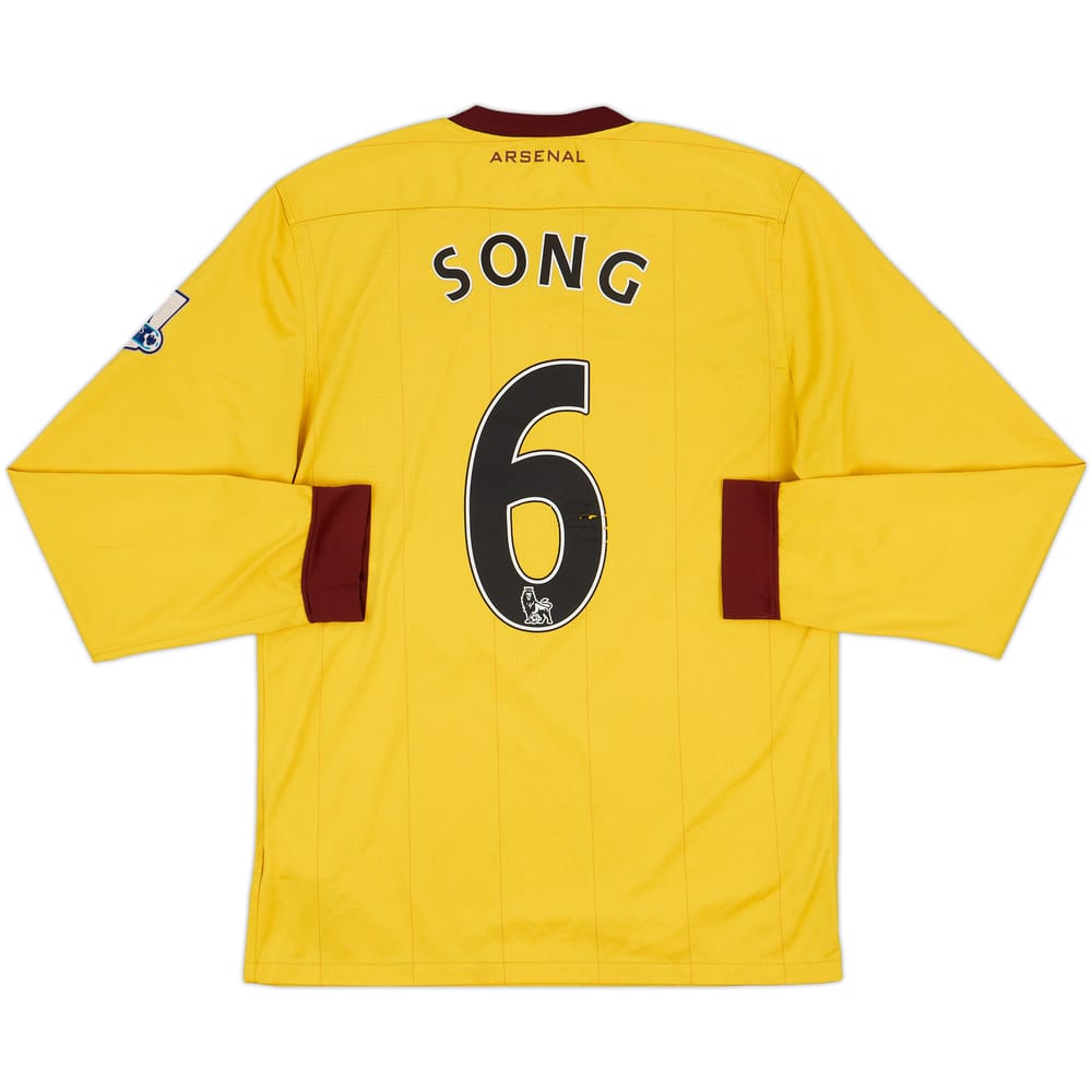 2010-13 Arsenal Away L/S Shirt Song #6 - 5/10 - (S)