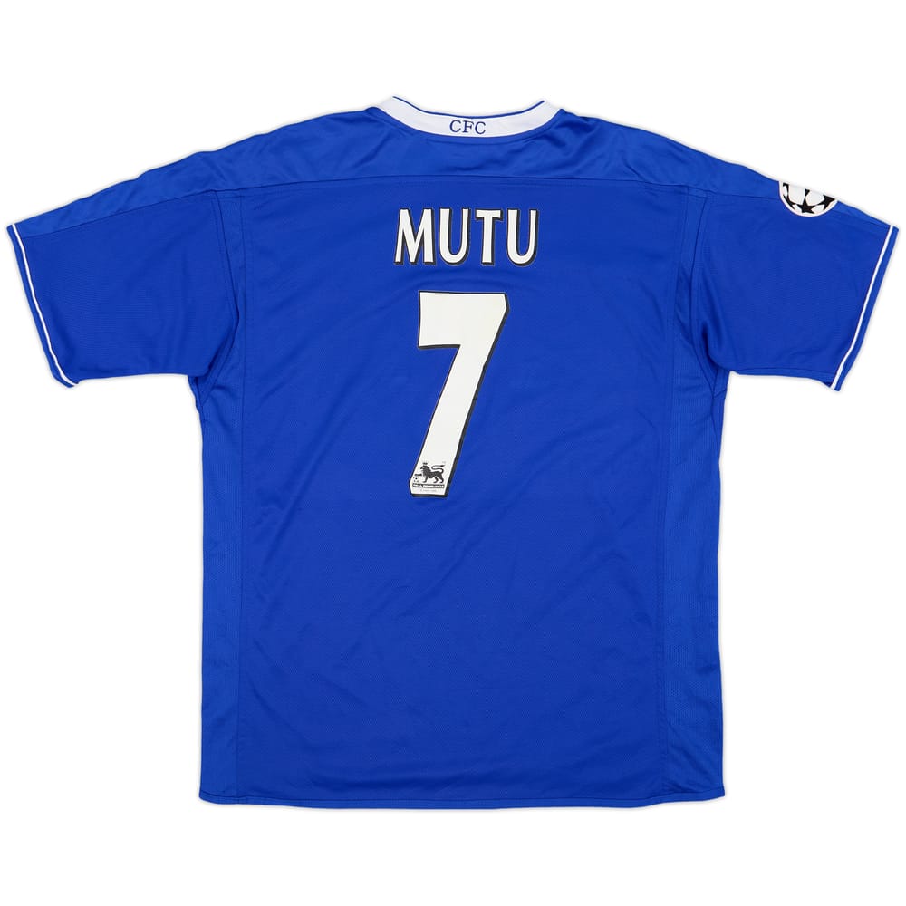 2003-05 Chelsea Home Shirt Mutu #7 - 5/10 - (XL)