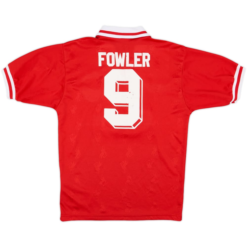 1996-98 Liverpool Home Shirt Fowler #9 - 5/10 - (S)