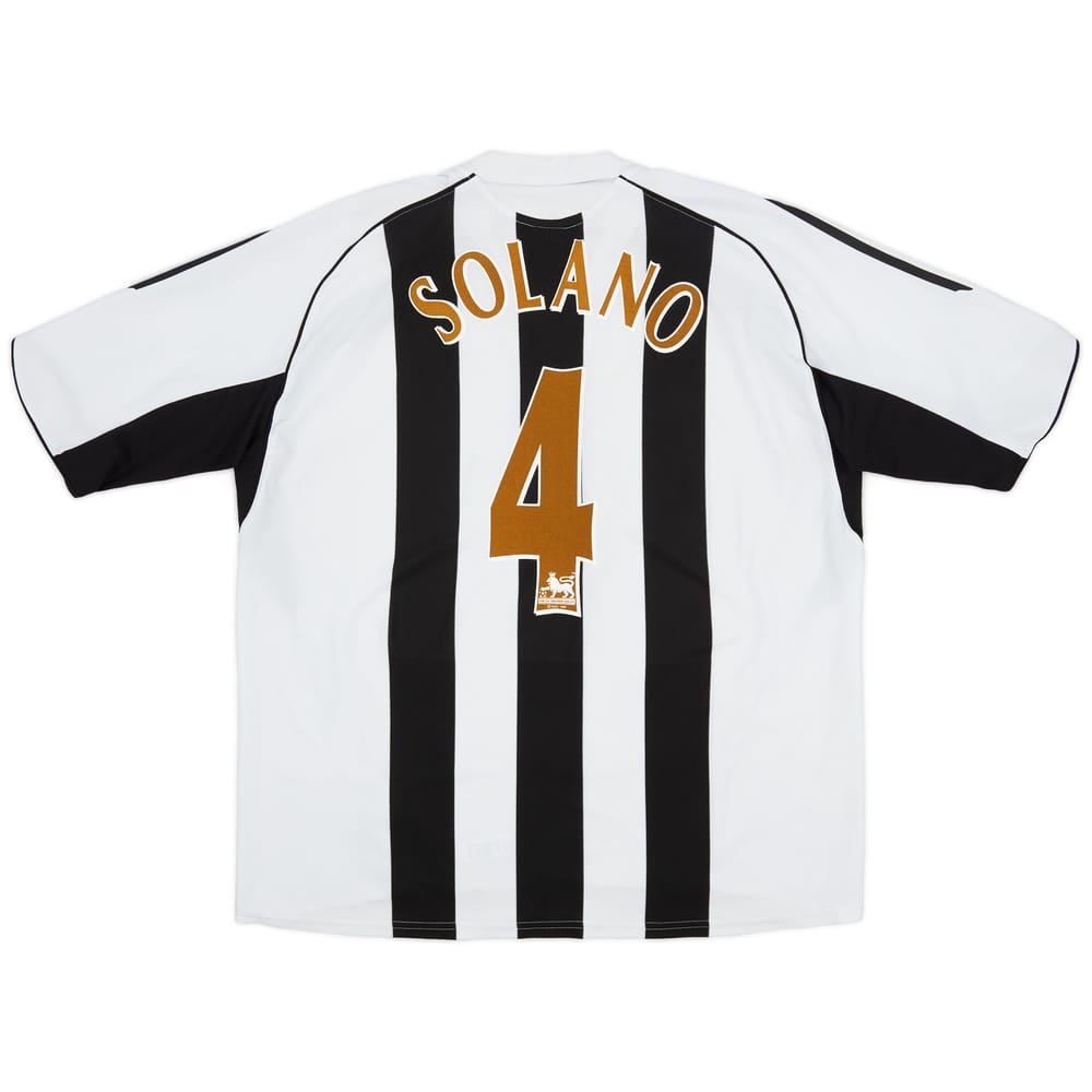 2005-07 Newcastle Home Shirt Solano #4 - 8/10 - (XXL)
