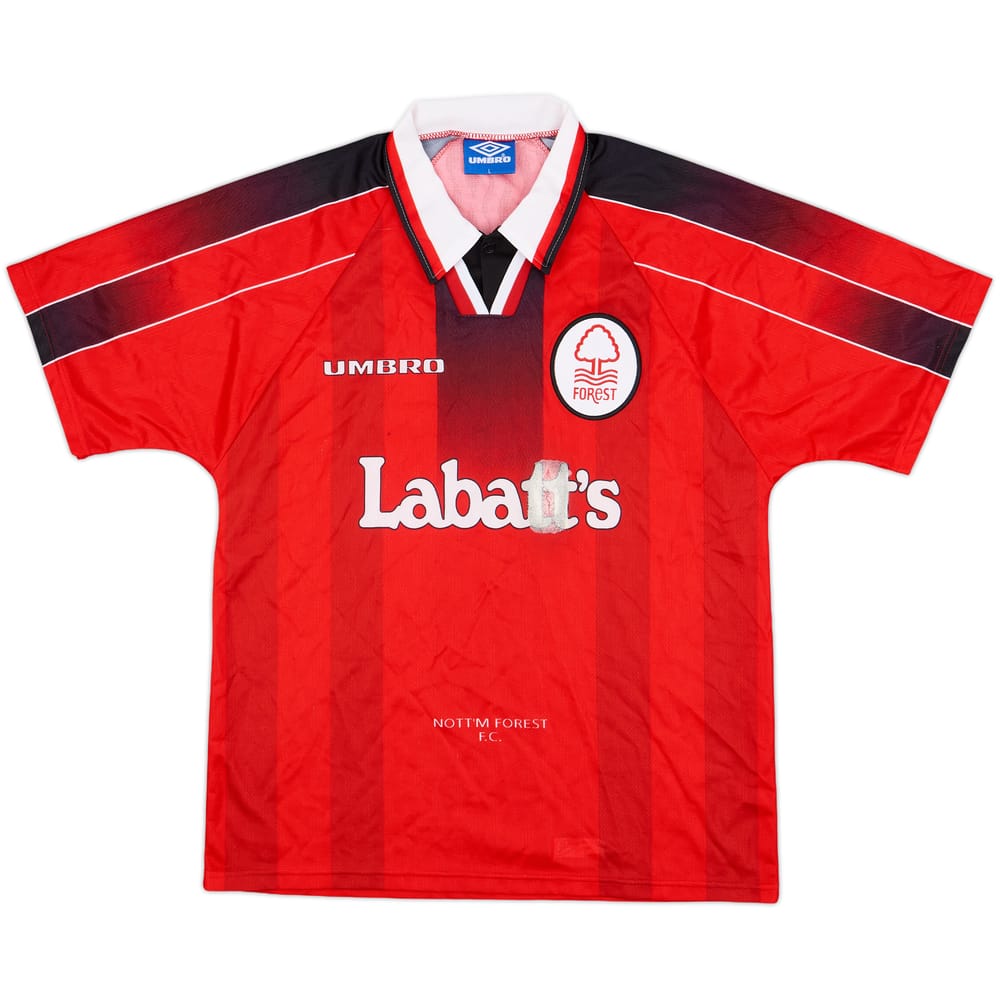 1996-97 Nottingham Forest Home Shirt - 5/10 - (L)
