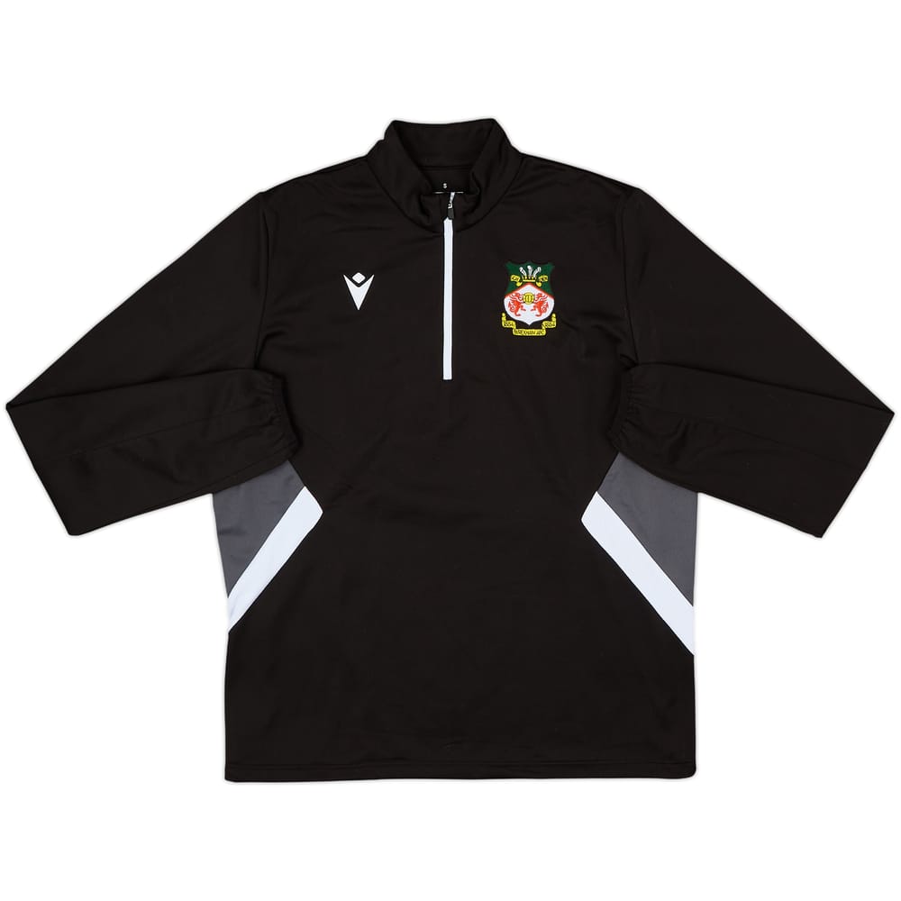2019-20 Wrexham Macron 1/4 Zip Training Top - 8/10 - (S)