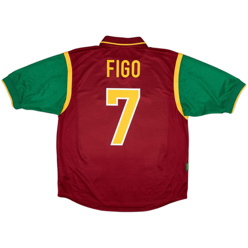 1999-00 Portugal Home Shirt Figo #7 - 6/10 - (L)