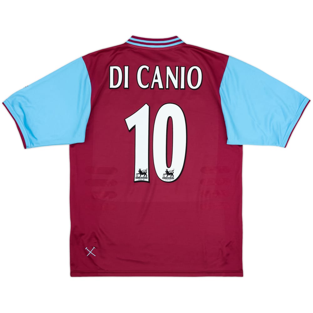 2001-03 West Ham Home Shirt Di Canio #10 - 7/10 - (L)