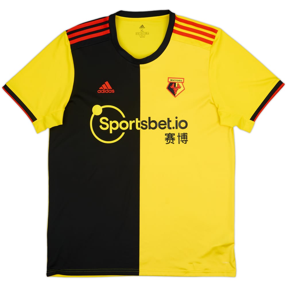 2019-20 Watford Home Shirt - 9/10 - (XL)