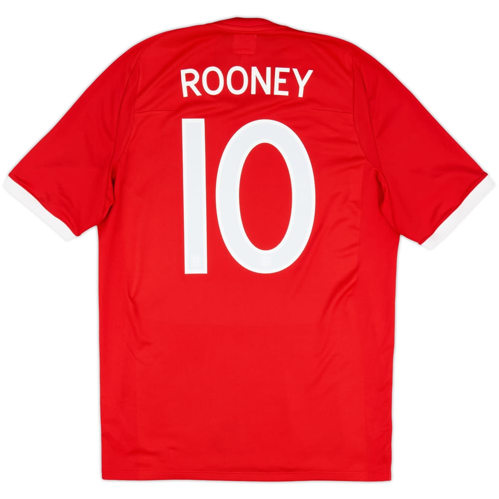 2010-11 England Away Shirt Rooney #10 - 8/10 - (M)