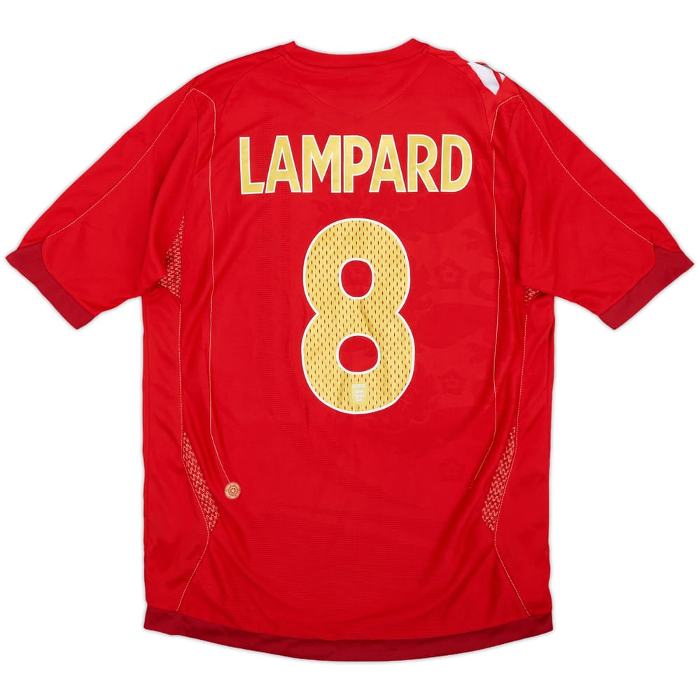 2006-08 England Away Shirt Lampard #8 - 8/10 - (S)