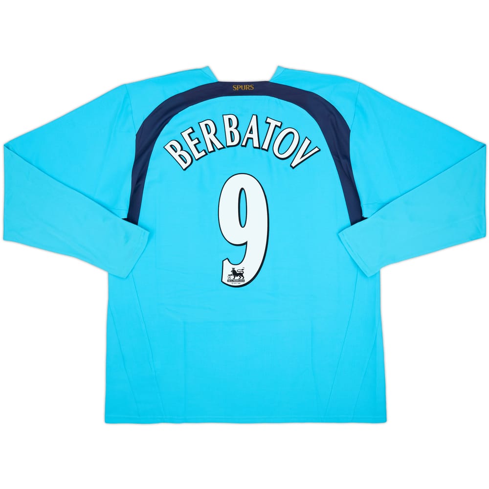 2006-07 Tottenham Away L/S Shirt Berbatov #9 - 7/10 - (XL)