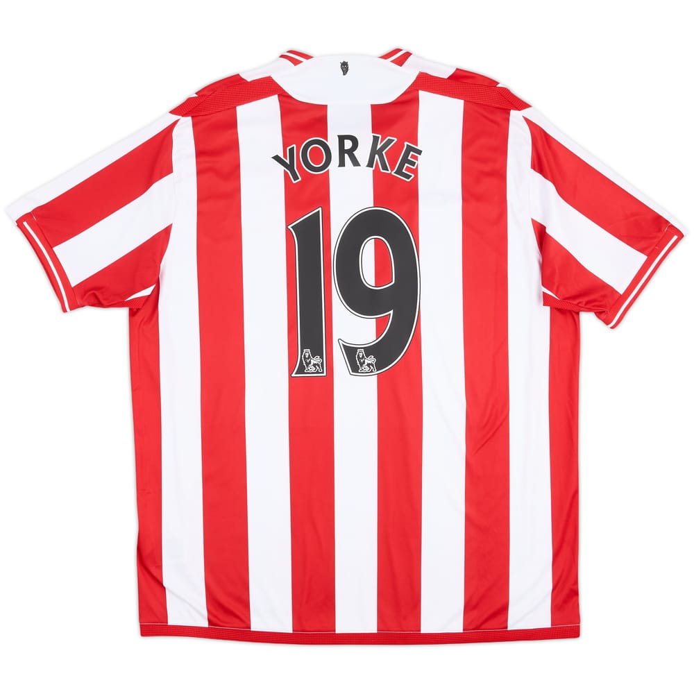 2009-10 Sunderland Home Shirt Yorke #19 - 7/10 - (XL)