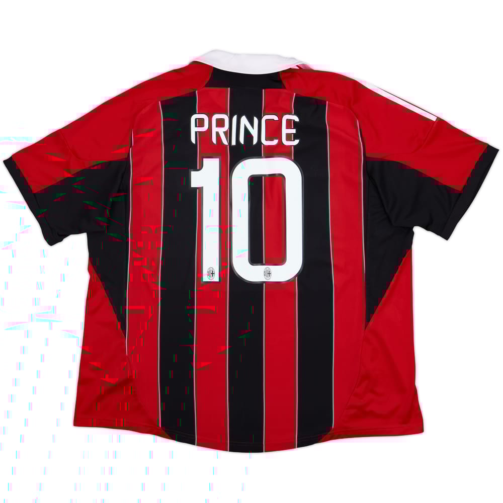 2012-13 AC Milan Home Shirt Prince #10 - 8/10 - (XXL)