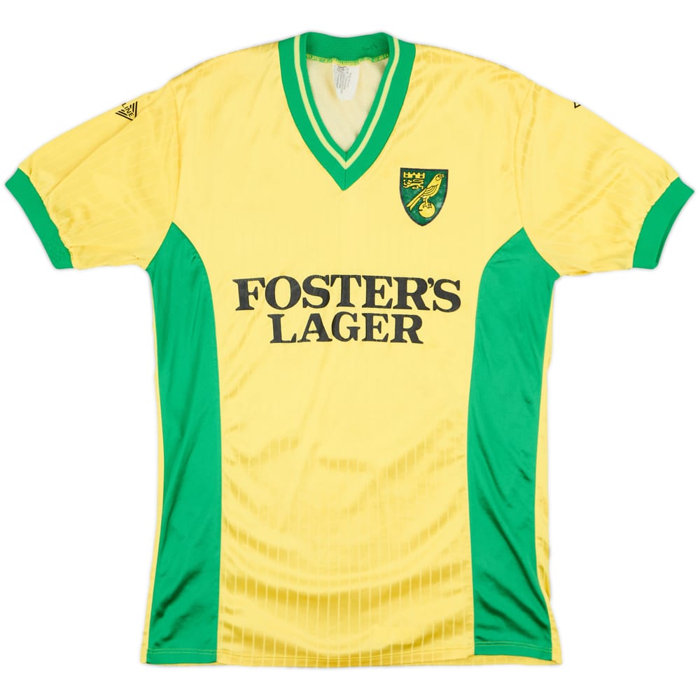 1987-89 Norwich Home Shirt - 9/10 - (M)