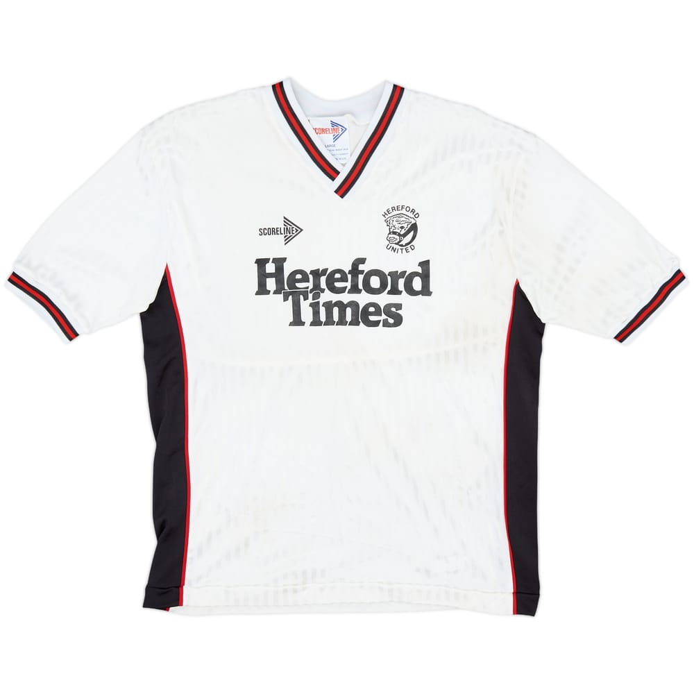 1989-90 Hereford United Home Shirt - 10/10 - (L)