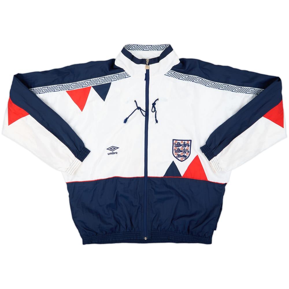 1990 England Umbro Track Jacket - 10/10 - (L)