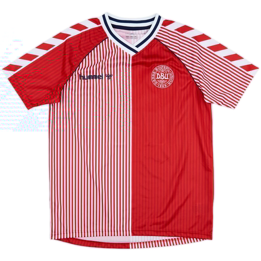 2023 Denmark Hummel 'DBU 86' Reissue Home Shirt #11 (Laudrup) - 10/10 - (M)