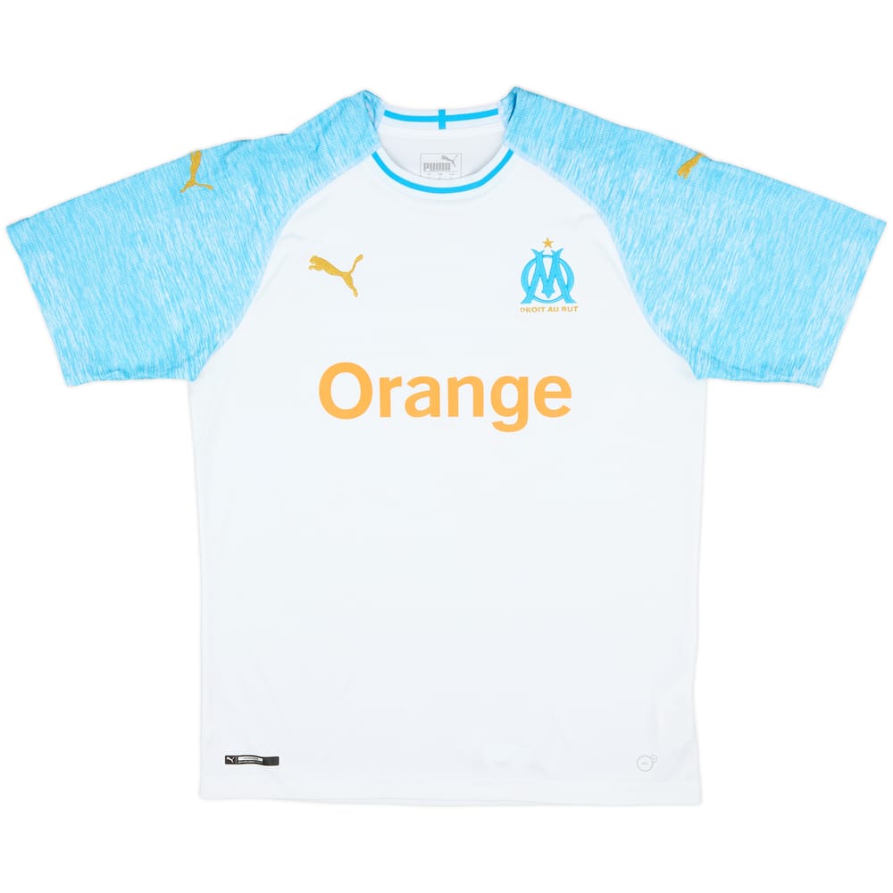 2018-19 Olympique Marseille Home Shirt - 10/10 - (L)