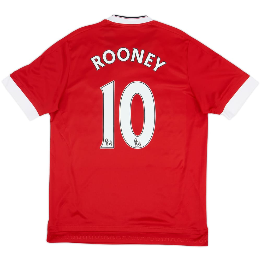 2015-16 Manchester United Home Shirt Rooney #10 - 6/10 - (L)