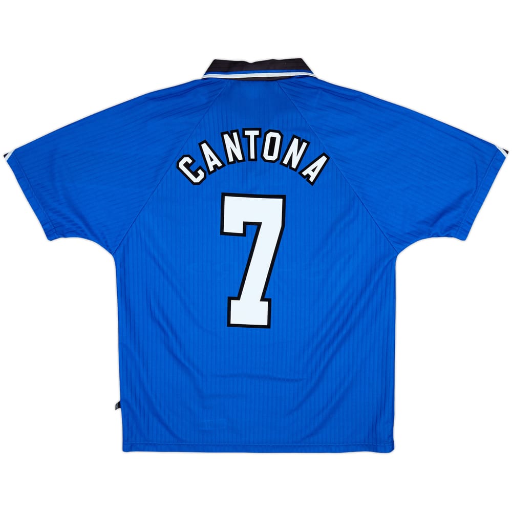1996-98 Manchester United Third Shirt Cantona #7 - 9/10 - (L)