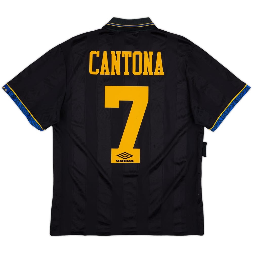 1993-95 Manchester United Away Shirt Cantona #7 - 7/10 - (M)