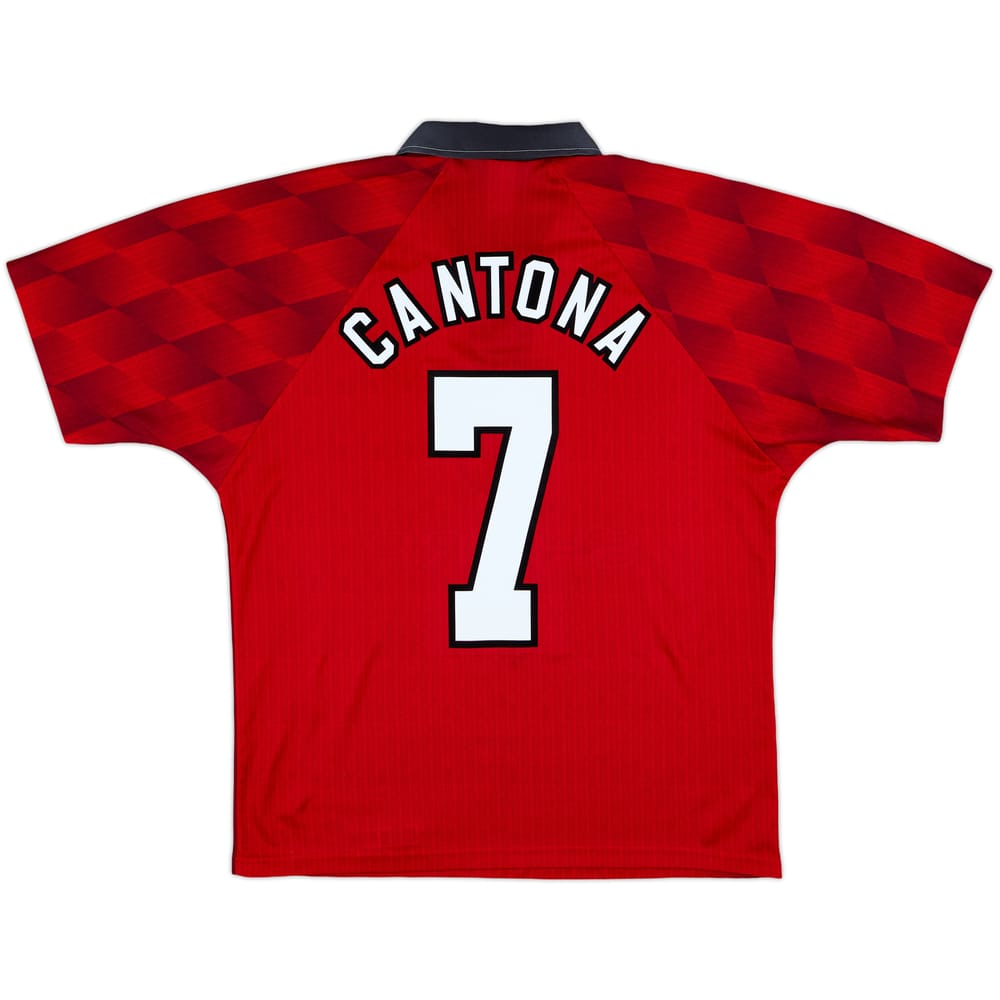 1996-98 Manchester United Home Shirt Cantona #7 - 10/10 - (M)
