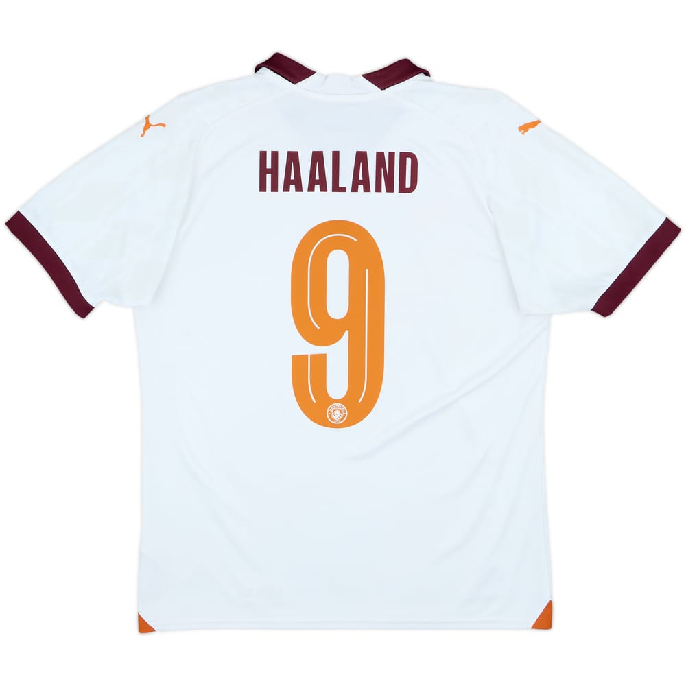2023-24 Manchester City Away Shirt Haaland #9 - 8/10 - (M)