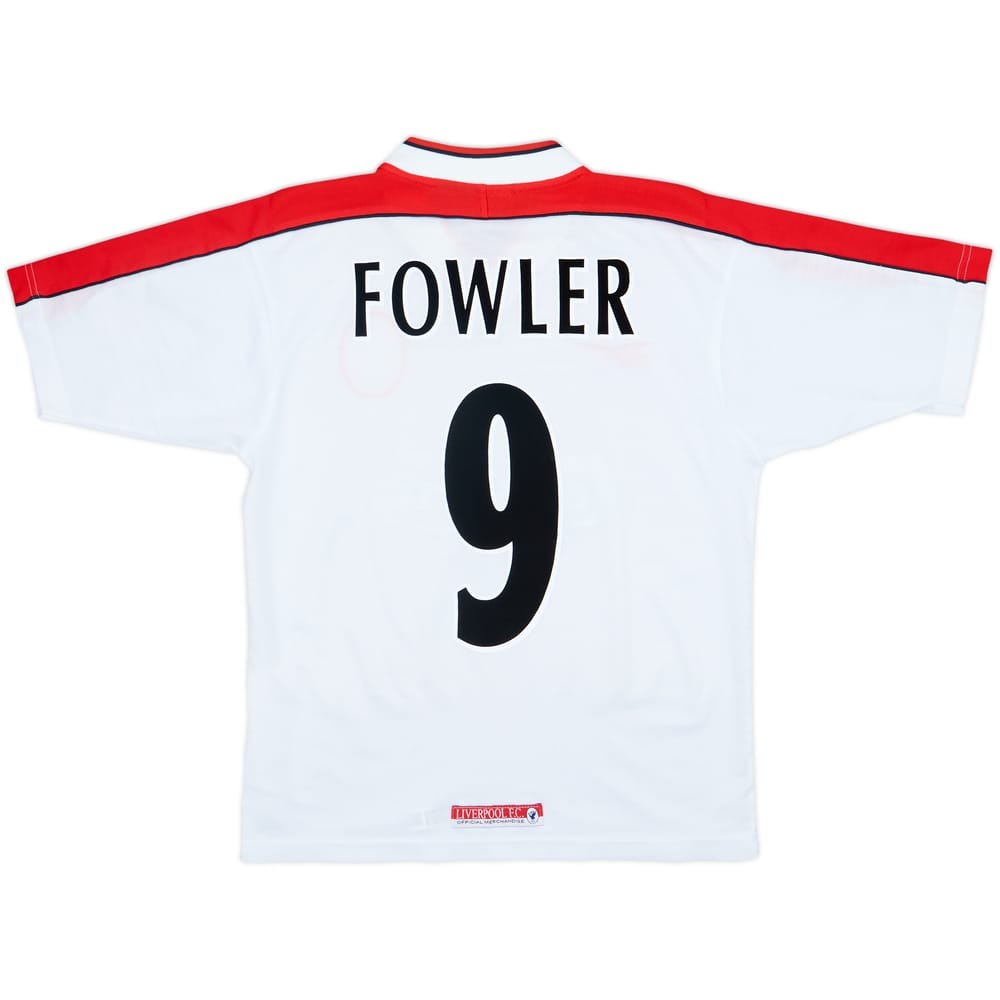 1998-99 Liverpool Away Shirt Fowler #9 - 7/10 - (S)
