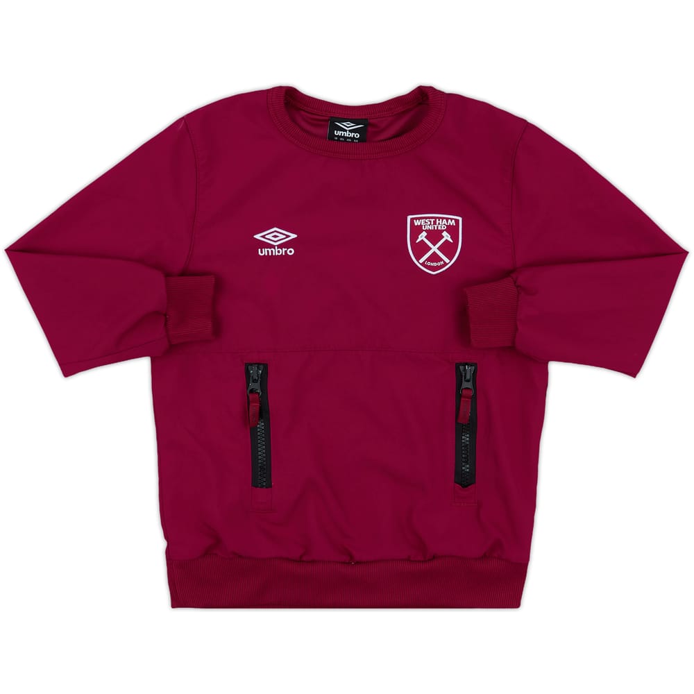 2022-23 West Ham Umbro Sweat Top - 9/10 - (S.Boys)