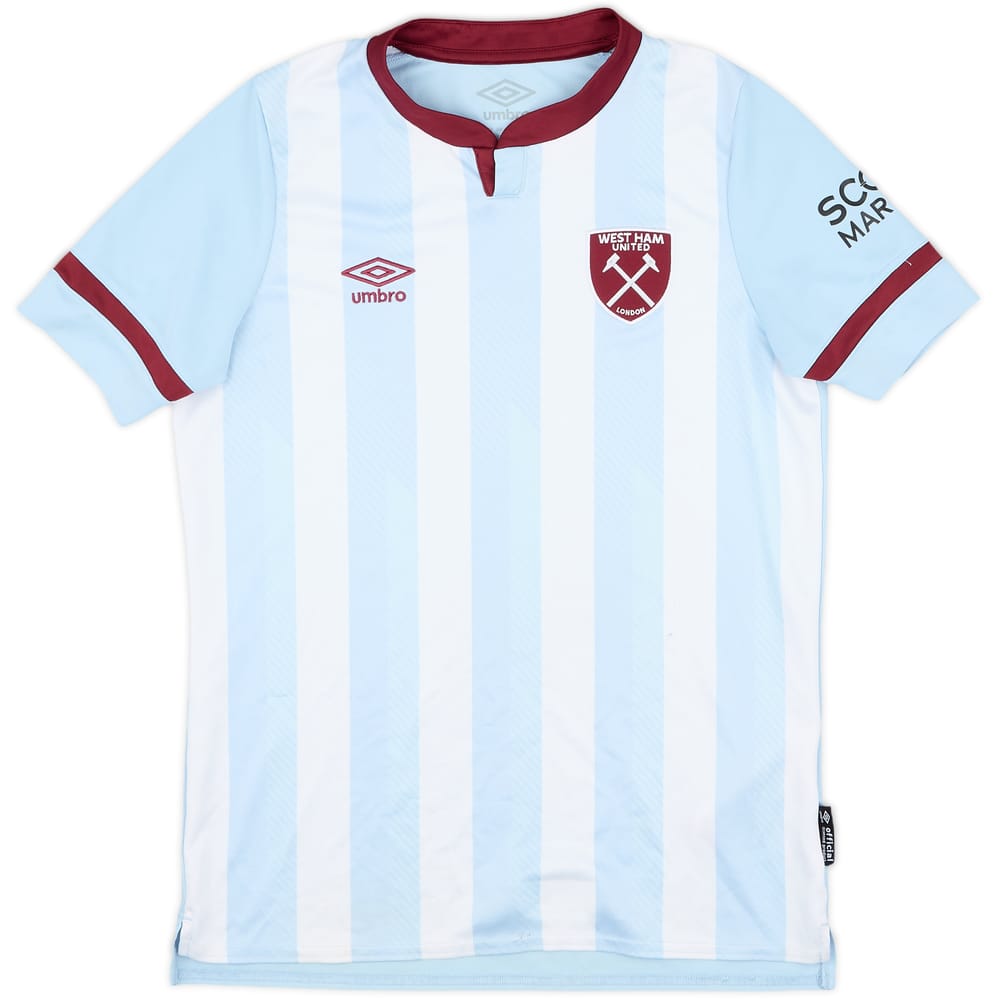 2021-22 West Ham Away Shirt - 6/10 - (L.Boys)