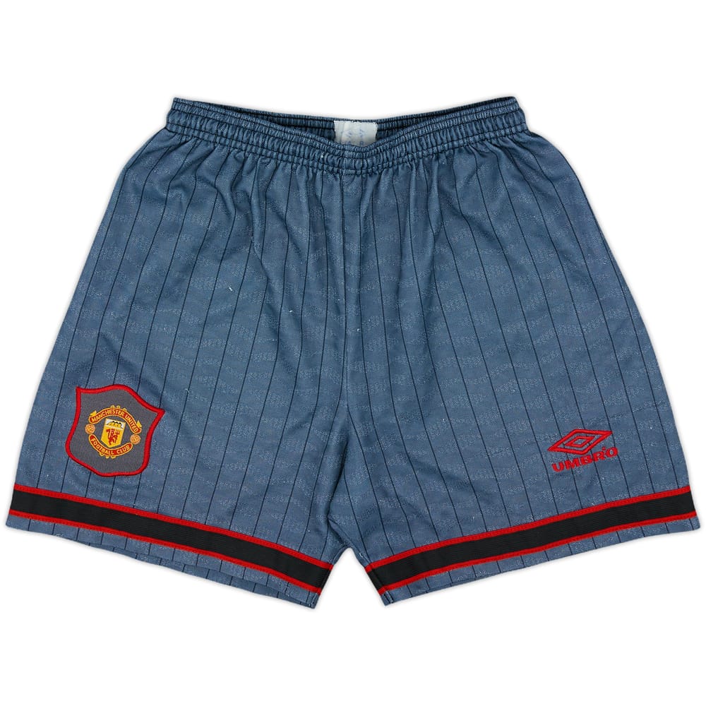 1995-96 Manchester United Away Shorts - 8/10 - (S)