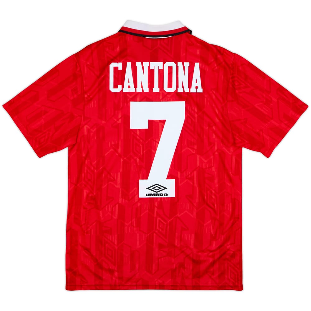 1992-94 Manchester United Home Shirt Cantona #7 - 6/10 - (S)