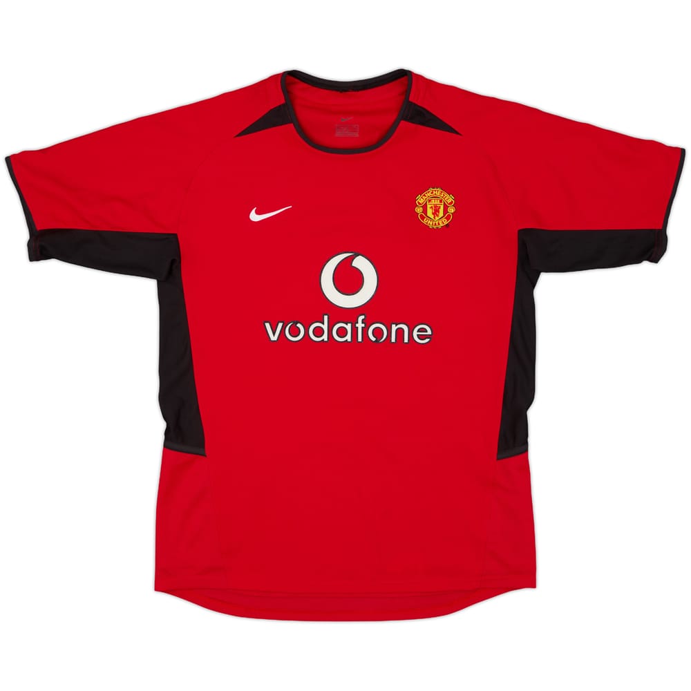 2002-04 Manchester United Home Shirt - 10/10 - (L.Boys)