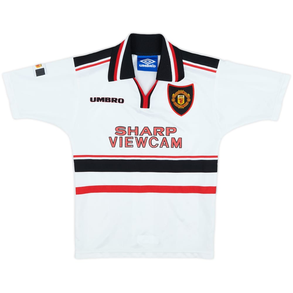 1997-99 Manchester United Away Shirt - 8/10 - (S.Boys)