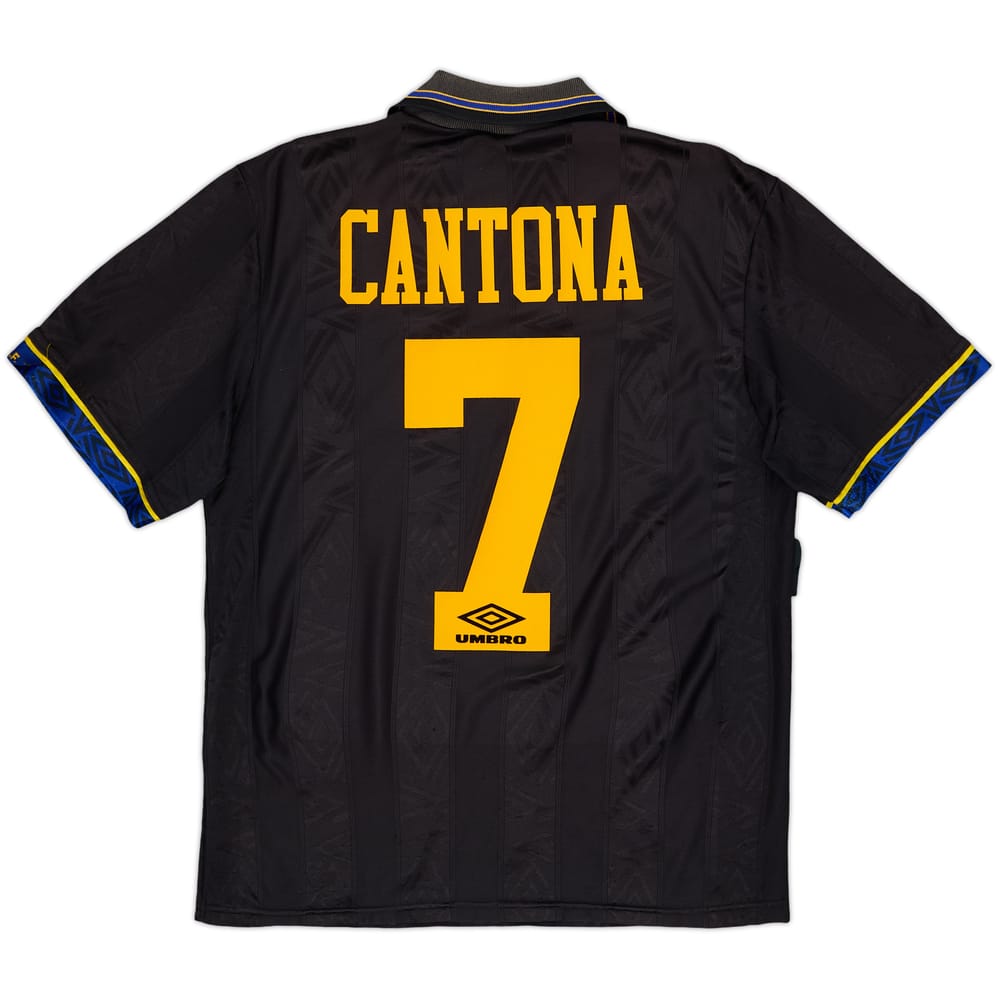 1993-95 Manchester United Away Shirt Cantona #7 - 6/10 - (M)