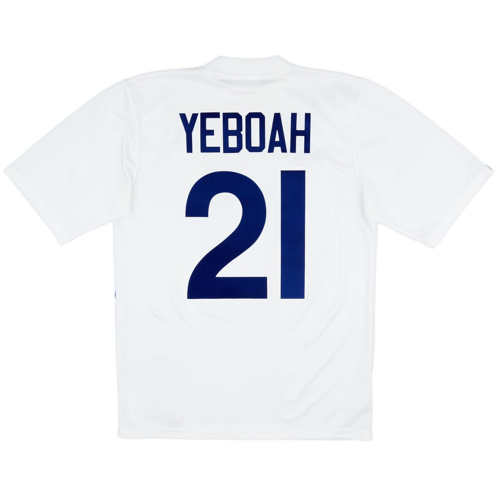 1995-96 Leeds United Home Shirt Yeboah #21 - 8/10 - (M)