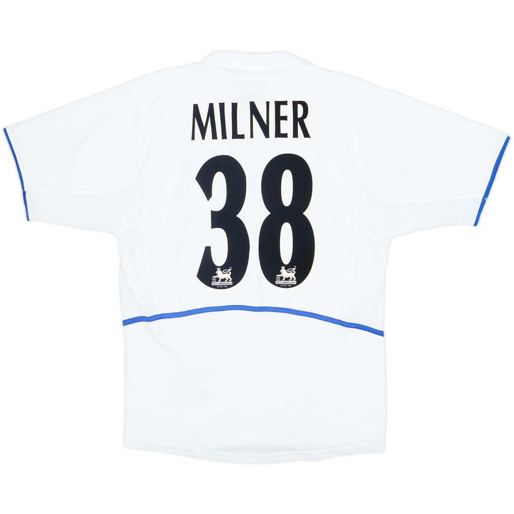 2002-03 Leeds United Home Shirt Milner #38 - 8/10 - (S)