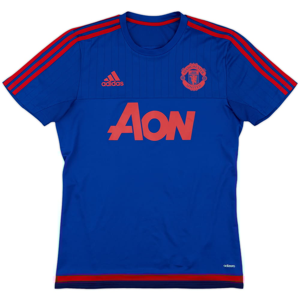 2015-16 Manchester United adizero Training Shirt - 8/10 - (M)