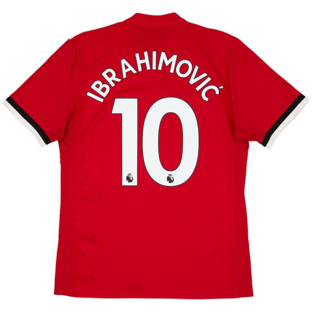 2017-18 Manchester United Home Shirt Ibrahimovic #10 - 7/10 - (M)