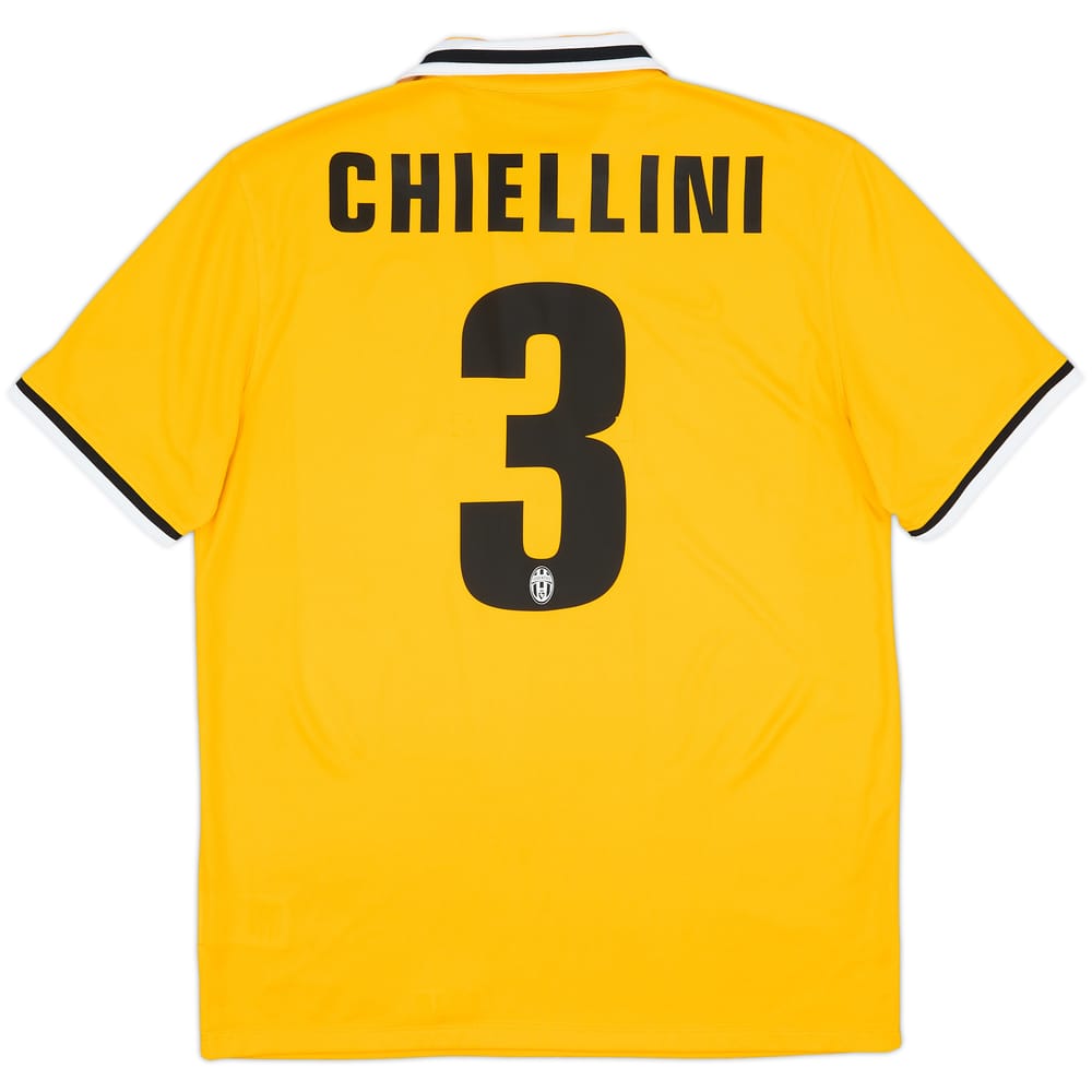 2013-14 Juventus Away Shirt Chiellini #3 - 8/10 - (M)